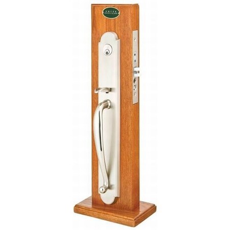 Emtek Satin Nickel Handleset F203350GTUS15LH234 F203350GTUS15LH234